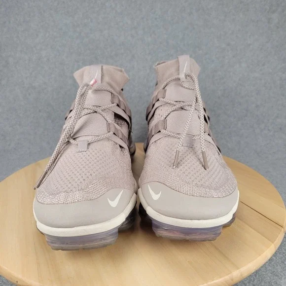 Nike Air VaporMax Flyknit Utility Moon Particle AH6834-205 Mens 14 Taupe Sneaker - Picture 3 of 12